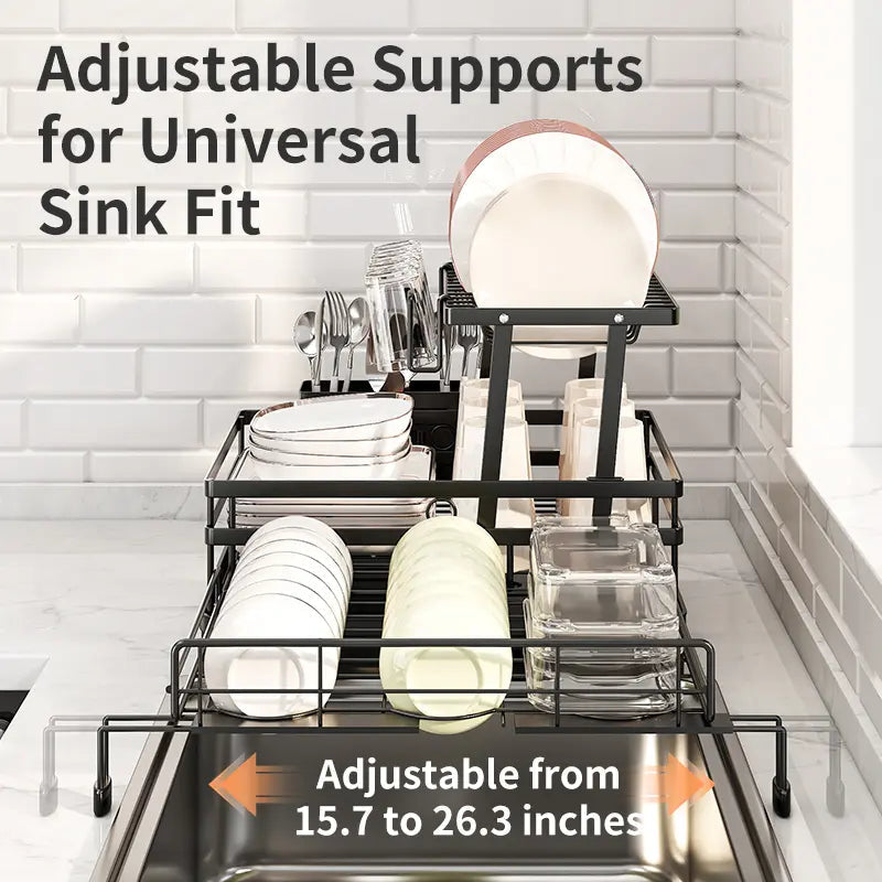 QuickFold Pull-Out Kitchen Rack